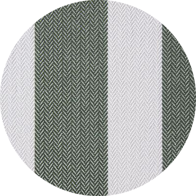 A103 <br> Acrilique Wide Stripes Classic Green / White