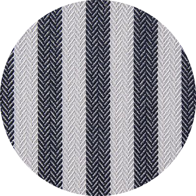 A106 <br> Acrylic Thin Stripes Blue Navy White Piping Blue Navy