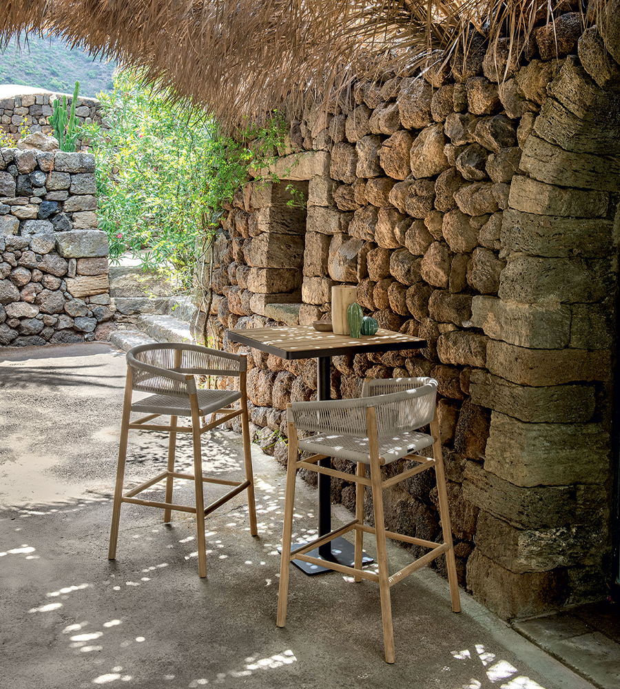 Kilt Lounge Set et Tabouret - Ethimo