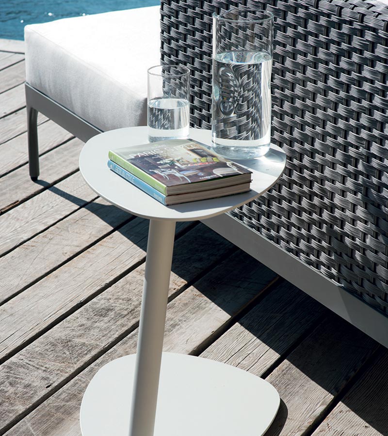 Ethimo side table COSTES 100x60cm