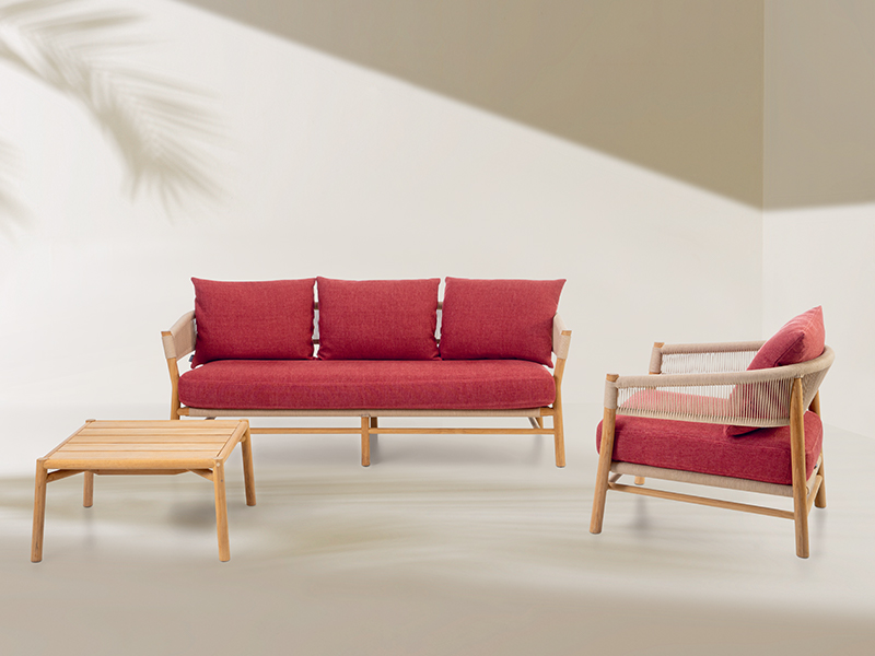 Kilt Lounge Set et Tabouret | Ethimo