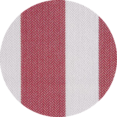 A105 <br> Acrylique Wide Stripes Red / White