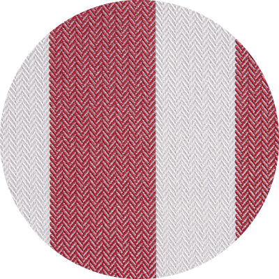 A105 <br> Acrylic Wide Stripes Red / White