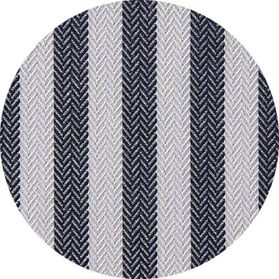 A106 Thin Stripes Blue Navy White Piping Blue
