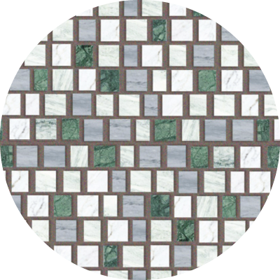 Mosaic marble