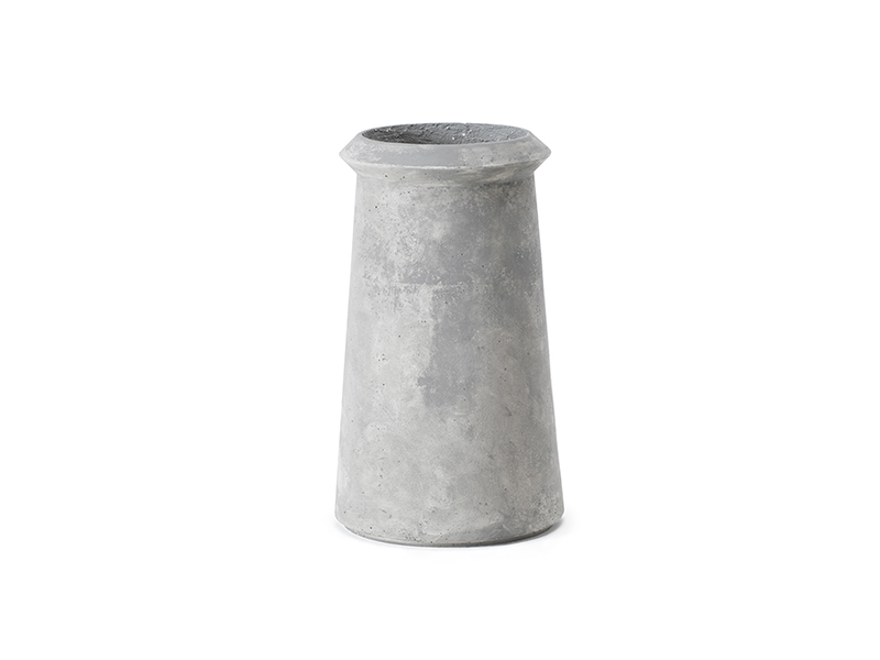 Concrete vase Agapantus