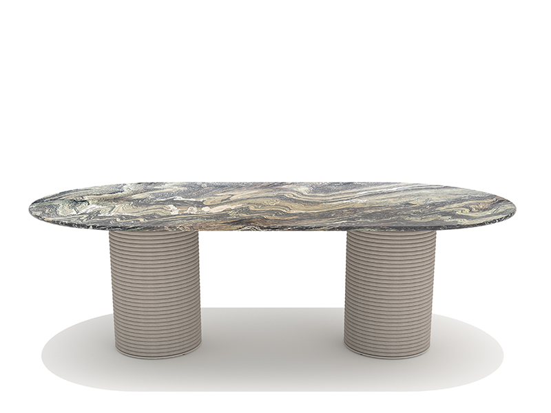 Table ovale 240x120 cm