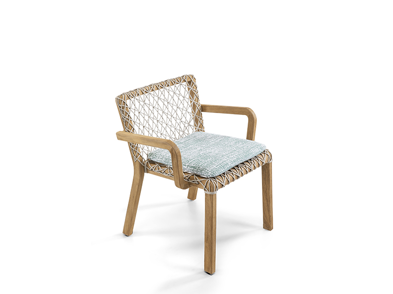 Dining armchair cushion