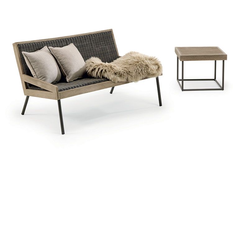 Allaperto Mountain / Etwick Tavolo basso quadrato 50x50