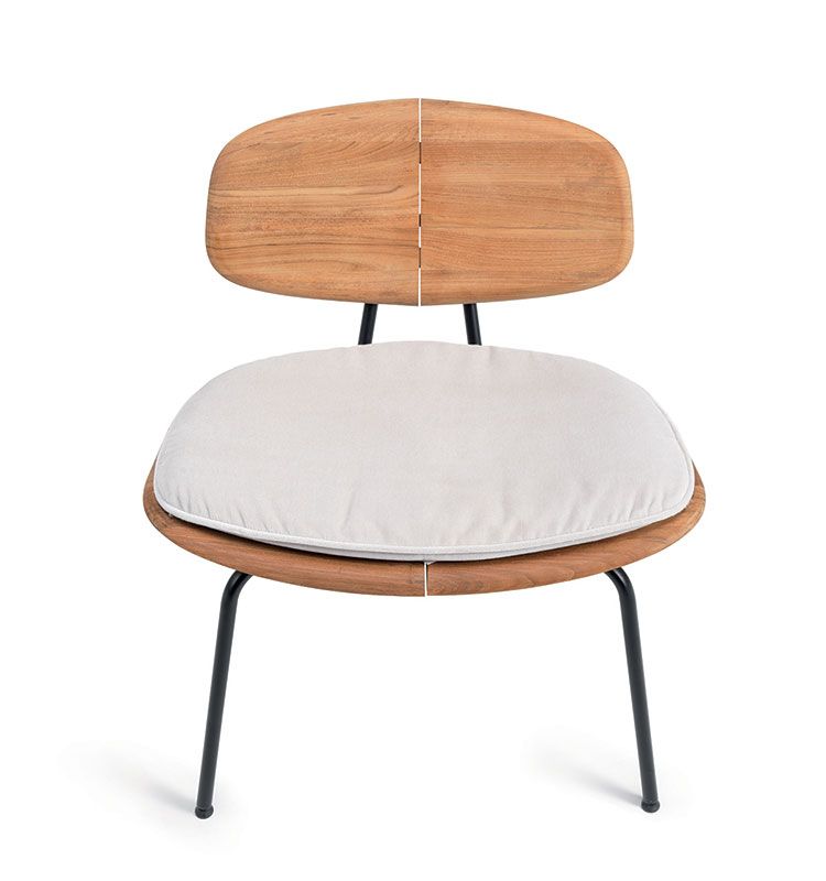 Agave Shaped cushion lounge chair