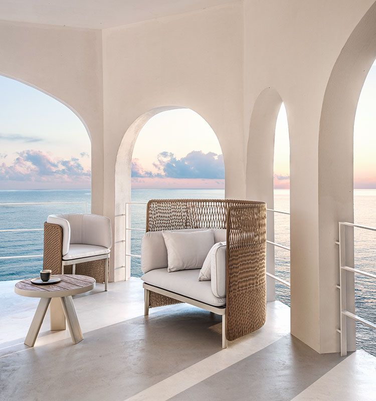 Esedra Mesita baja redonda Ø 56 cm