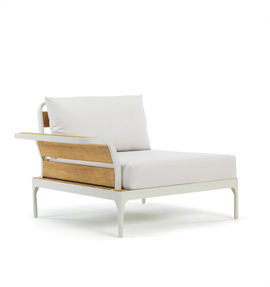 Meridien Modulo angolo con bracciolo