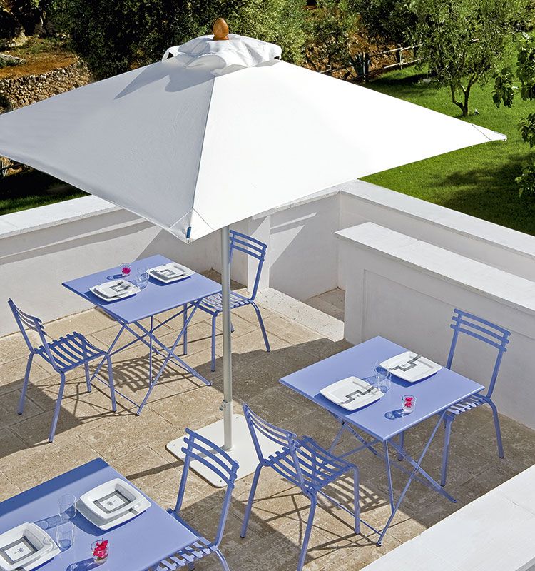 Flower Square table 80x80