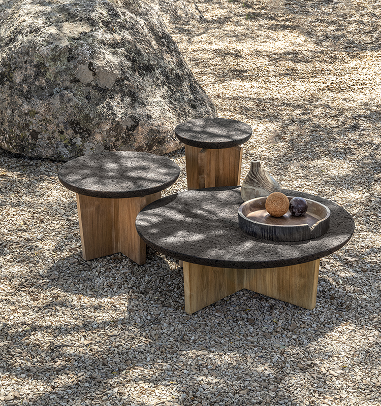 Cross Coffee table Ø 40 - Cross | Ethimo