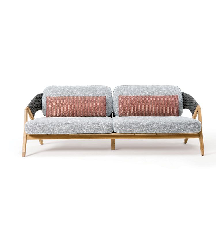Knit Set 2 lumbar cushion 74x27