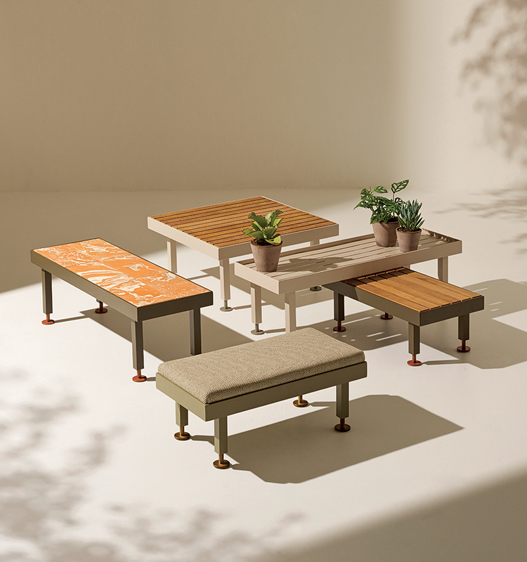 Seeds Soporte para macetas / Banco 163x43